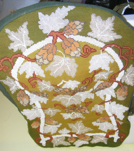 Antique victorian beadwork - victorian,