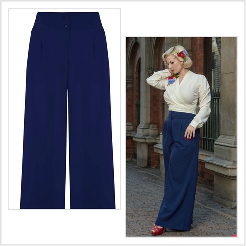 Wide leg pants 40s - pants, style