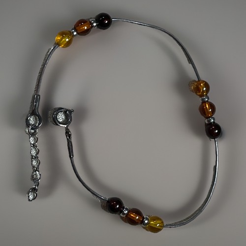 Vintage baltic amber bracelet - baltic,