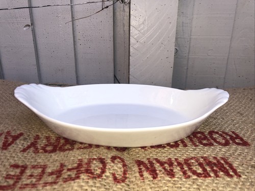 Pillivuyt oval gratin white - au,