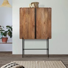 DUNELM - High Board Mango Wood