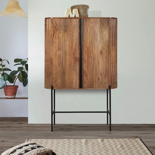 Dunelm zen high board - high, mango