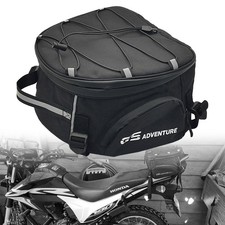 Motorcycle Tail Bag Helmet Luggage Pack Seat Saddle Rear Box Storages Waterproof