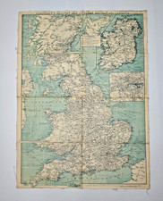 ANTIQUE BRADSHAWS RAILWAY MAP