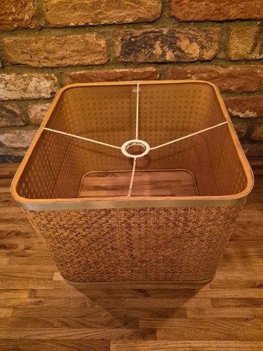 Vintage rattan lamp - vintage,
