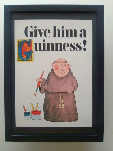 Guinness print give him - guinness, a