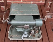 Vintage HILGER & WATTS Surveyor's Precision SL102 4 Theodolite Level, Case 1950s