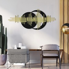 Modern Luxury Style Metal Wall