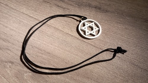 Rasta star david necklace - of,