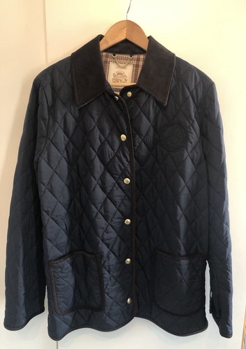 Joules navy quilted jacket - navy,