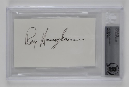 Ray harryhausen signed slabbed - signed,