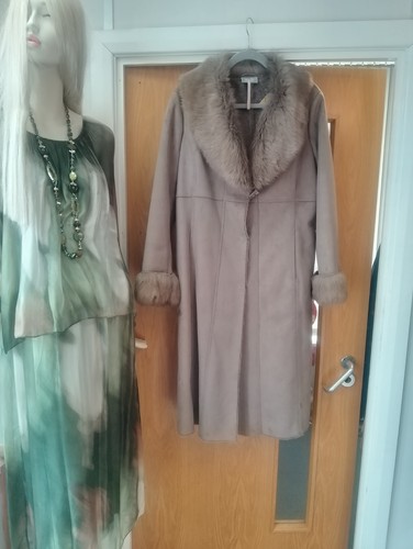New wallis taupe faux suede - new,