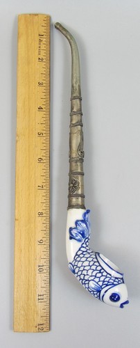 Smoking pipe vintage carp - pipe,