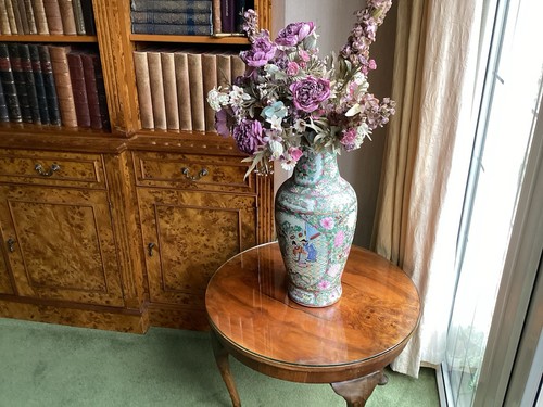 Vintage cantonese vase large - vintage,