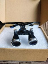 3.5X320mm Dental Surgical Binocular Loupes Optical Glass Magnifying Loupes Black