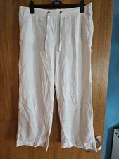 BHS Petite White Elasticated