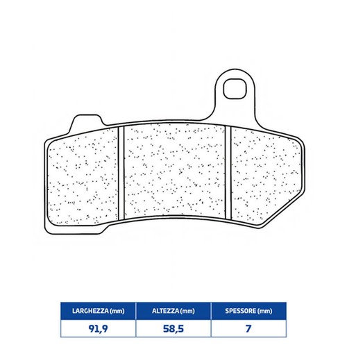 Front brake pads sintered for - front,