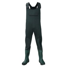 Dirt Boot® Green Neoprene Chest Waders 100% Waterproof Coarse Fishing Muck Wader