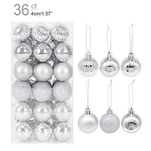 36pcs 4cm christmas decor - uk, 36pcs-4cm