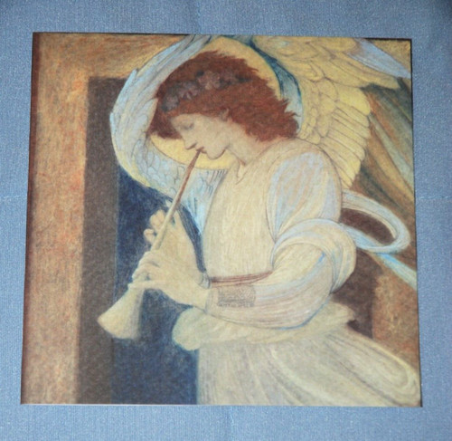 Burne jones angel playing - burne-jones:,