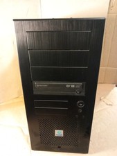 Lian-Li (PC-7 PLUS?) BLACK  Aluminium ATX Midi-Tower Case  WITH PSU), READ