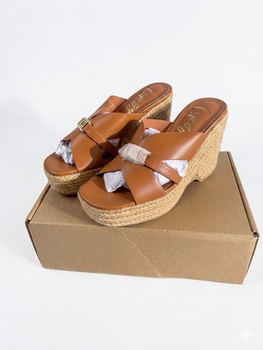 Lipsy tan wedge espadrilles - lipsy,