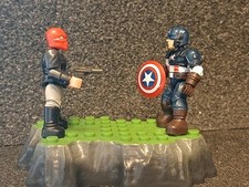 Mega Bloks Marvel Red Skull Vs Captain America . mega construx . D21