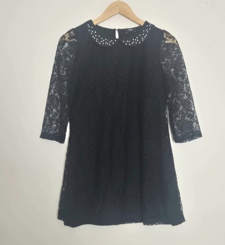 Black lace dress size 12 - f&f,