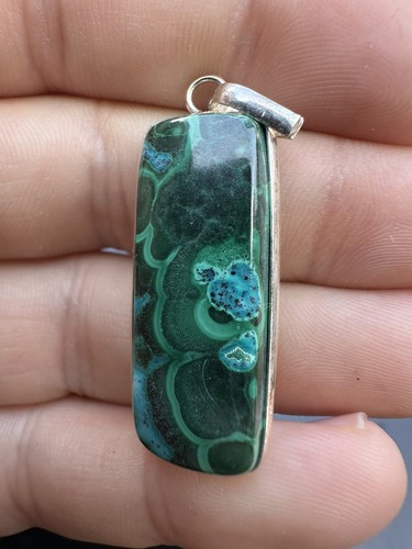 Malachite chrysocolla 925 - malachite,
