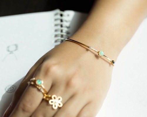 14k gold diamond blue - diamond, &