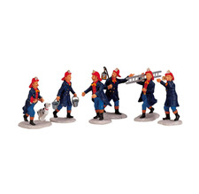 Lemax Fireman, Set Of 6