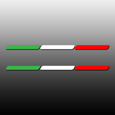 2x Italy Italian Flag Stripe