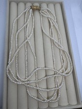 Multi-layer Pearl Bib Necklace