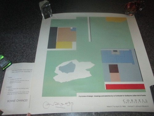 Signed print drawings by le - signed,