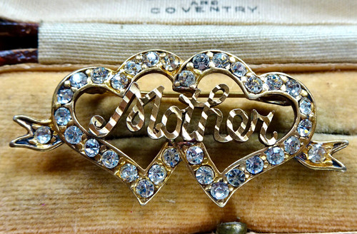 Vintage clear rhinestone - vintage,