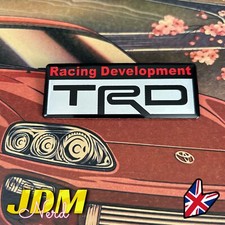 TRD Racing Development Style Car Badge JDM Toyota Supra Starlet Celica MR2 UK
