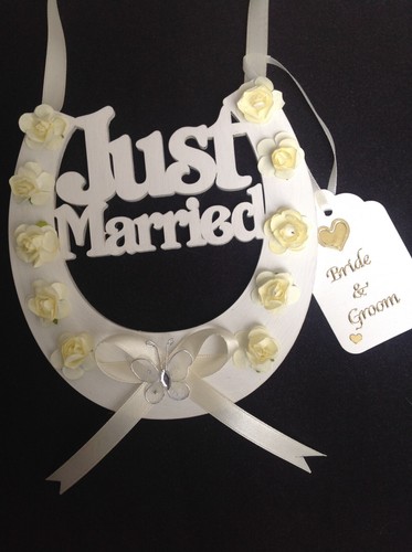Wedding horseshoe keepsake - horseshoe,