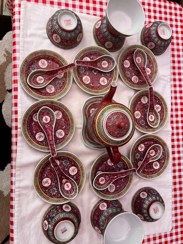 Vintage china mun shou famille - mun,