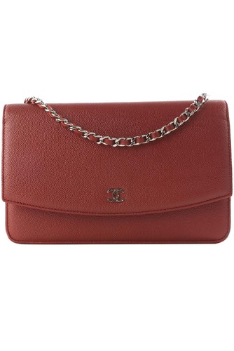 Chanel red 2012 sevruga wallet - chanel,