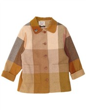 AVOCA Womens Overcoat UK 12 Medium  Multicoloured Herringbone New Wool PP06