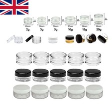 2g-20g Clear Plastic Sample
