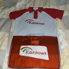 Girl Guides Rainbows Uniform: polo top (26”) & official book bag