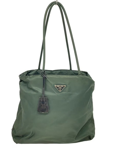 Prada tote bag nylon grn - tote,