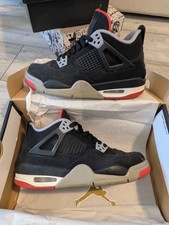 Jordan 4 Bred 2019 Used In Box