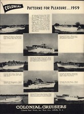 1959 PAPER AD Colonial
