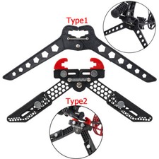 Stand Holder Compound Bow  Bracket Rack Kick Legs Support Archery Hunting Target