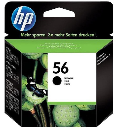 Genuine black officejet - hp, 56