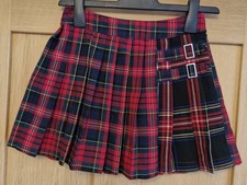 Next Girls Red Tartan Skirt