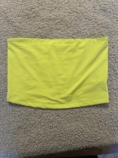 Lime Green ‘boob Tube’ Size XS From Primark