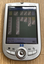 HP IPAQ h1900 Series PDA. 1940. Vintage Windows Pocket PC in working order.